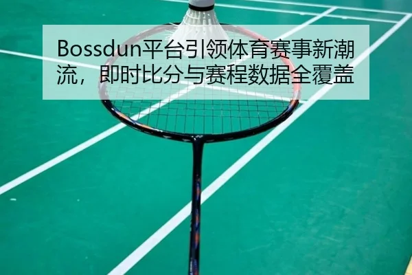 Bossdun平台引领体育赛事新潮流，即时比分与赛程数据全覆盖